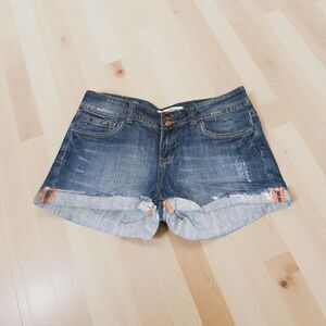 Vigoss Studios The New York Denim Mid Rise Cuffed Shorts Size 29 #128